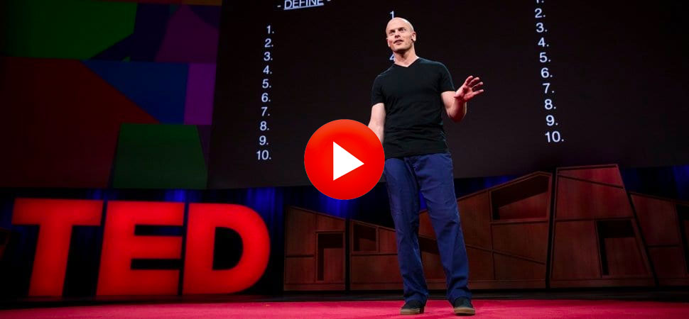 Charla TED: Por qué deberías definir tus miedos en lugar de tus metas
