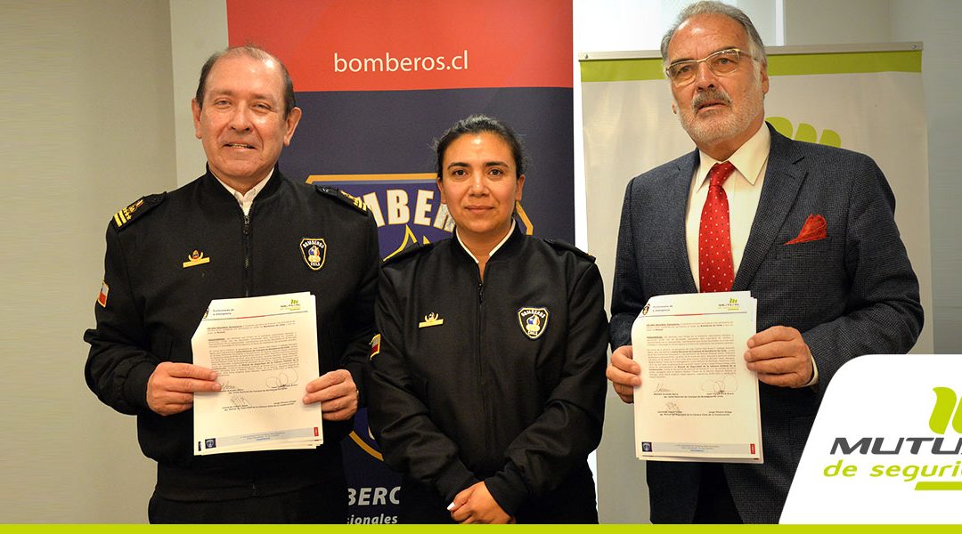 Mutual de Seguridad firmó alianza colaborativa con Bomberos de Chile