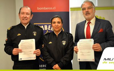 Mutual de Seguridad firmó alianza colaborativa con Bomberos de Chile