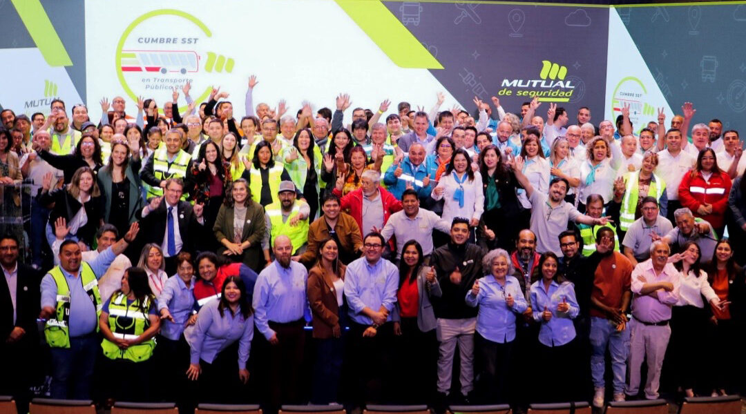 Mutual de Seguridad realizó la 2ª Cumbre de Seguridad en el Transporte Público 2025