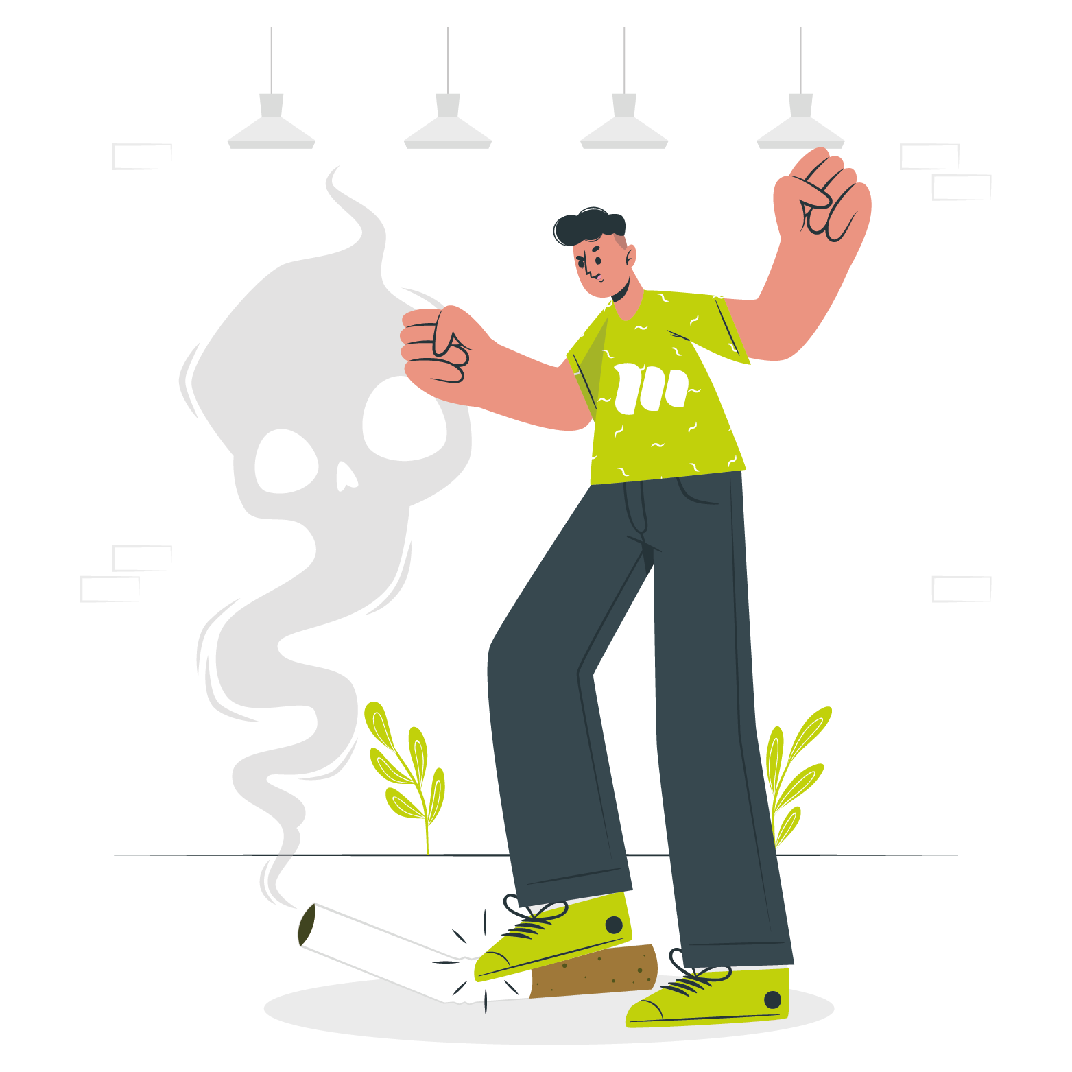 Artículo 221 - Ilustración - Dejar de fumar